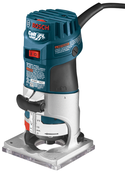 Bosch Colt 1/4-in 1-HP Variable Speed Fixed Corded Router with Case