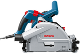 Bosch 6-1/2 in. 13 Amp Corded Track Saw with Plunge Action + Free 63 in. Aluminum Tracks and Carrying Bag