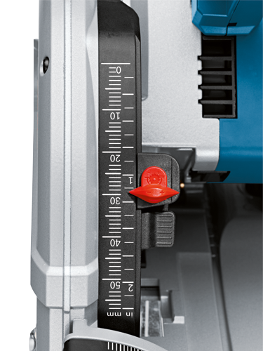 Bosch 6-1/2 in. 13 Amp Corded Track Saw with Plunge Action + Free 63 in. Aluminum Tracks and Carrying Bag