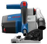 Bosch 6-1/2 in. 13 Amp Corded Track Saw with Plunge Action + Free 63 in. Aluminum Tracks and Carrying Bag