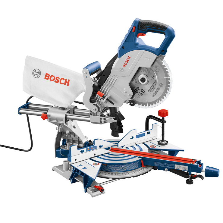 Bosch CM8S Glide 8-1/2-in 12-Amp Single-Bevel Sliding Compound Corded Miter Saw