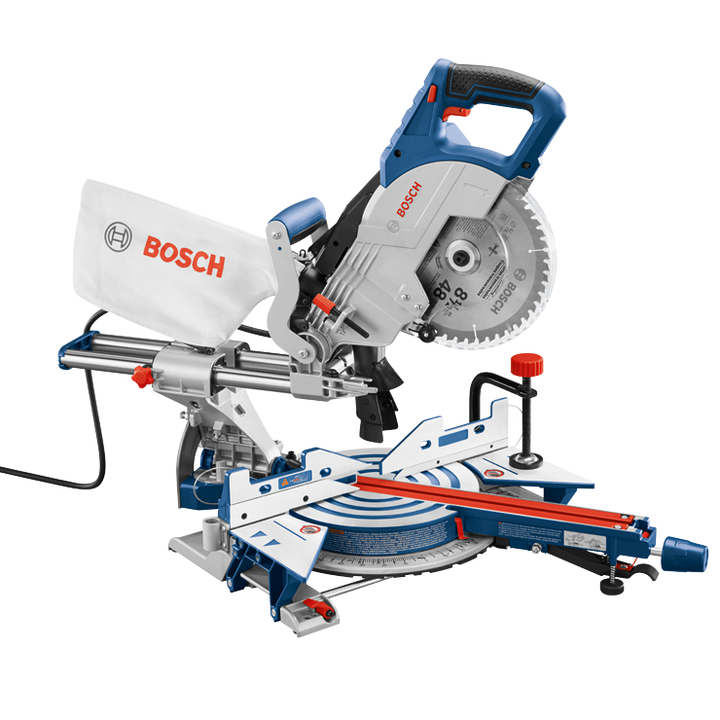 Bosch CM8S Glide 8-1/2-in 12-Amp Single-Bevel Sliding Compound Corded Miter Saw