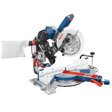 Bosch 15 Amp Corded 10 in. Dual-Bevel Sliding Glide Miter Saw with 60-Tooth Blade + 32-1/2 in. Folding Leg Stand