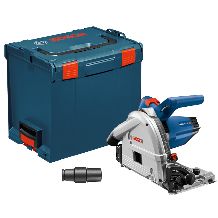 Bosch 6-1/2 in. 13 Amp Corded Track Saw with Plunge Action and L-BOXX Carrying Case (GKT13-225L)