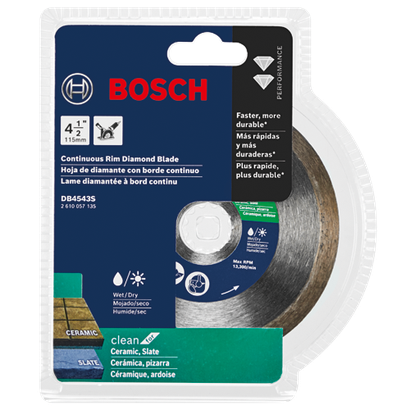 Bosch 10-in Dry Continuous Diamond Saw Blade