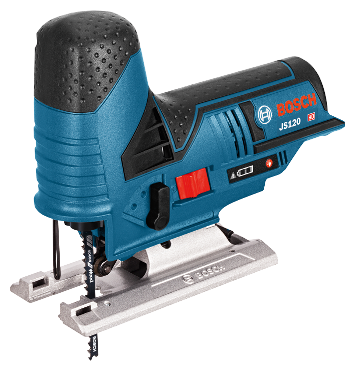 Bosch 12V Max Variable-Speed Barrel-Grip Jigsaw, Keyless T‑Shank, Bare Tool (JS120N)