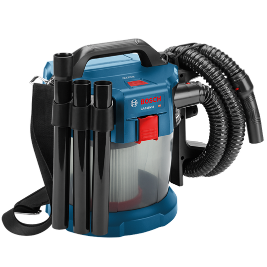 Bosch GAS18V‑3N 18V 2.6‑Gallon Cordless Wet/Dry Handheld Shop Vacuum with HEPA Filter (Bare Tool, Battery Not Included)