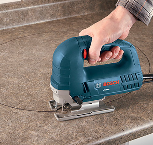 Bosch JS260 6-Amp Corded Variable Speed Top-Handle Jig Saw Kit with Assorted Blades and Carrying Case