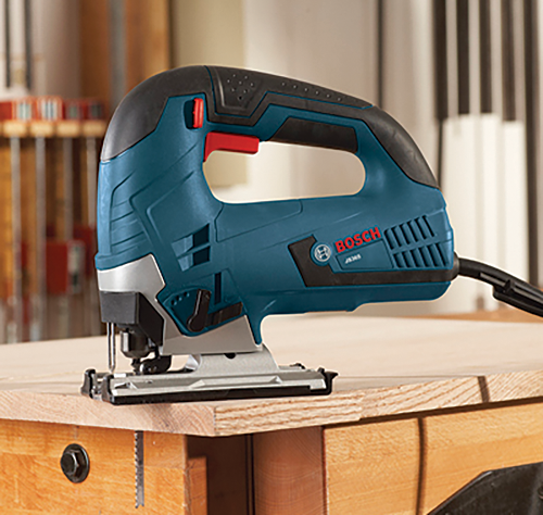 Bosch 6.5 Amp Corded Variable Speed Top-Handle Jig Saw Kit with Case + Bonus T-Shank Blade Set (15-Pack)