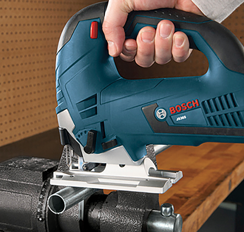 Bosch 6.5 Amp Corded Variable Speed Top-Handle Jig Saw Kit with Case + Bonus T-Shank Blade Set (15-Pack)