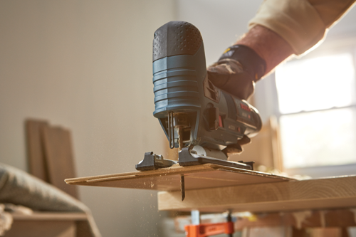 Bosch 12V Max Variable-Speed Barrel-Grip Jigsaw, Keyless T‑Shank, Bare Tool (JS120N)