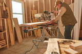 Bosch T4B Gravity-Rise Portable Folding Miter Saw Stand with Wheels