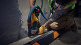 Bosch 4.5–5 in. CORE18V Paddle Switch Brushless Cordless Angle Grinder Kit (Charger Included, 1x 8Ah Battery)