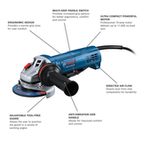 Bosch 4.5-in 10-Amp Paddle Switch Corded Angle Grinder
