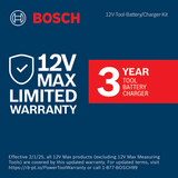 Bosch 12V Max 3/8-in Variable Speed Cordless Drill/Driver Kit, PS31-2A (2 Batteries + Charger)