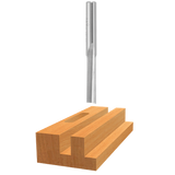 Bosch 3/16-in High-Speed Steel Single-Flute Straight Router Bit
