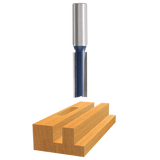 Bosch 7/16-in Carbide-Tipped Double-Flute Straight Router Bit