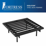 FORTRESS Infinity IS 12 ft. x 12 ft. Composite Deck Kit with Steel Frame