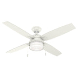 Hunter Ocala 52-in Noble Bronze LED Indoor/Outdoor Ceiling Fan with Light Kit (4-Blade)