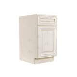 LIFEART CABINETRY Princeton Assembled 18 in. x 34.5 in. x 24 in. Base Wasket Cabinet in Off-White