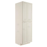 LIFEART CABINETRY Princeton Assembled 30 in. x 90 in. x 27 in. Tall Pantry with 4-Doors in Off-White