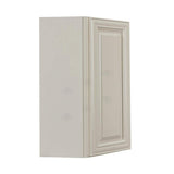 LIFEART CABINETRY Princeton Assembled 24 in. x 36 in. x 15 in. Wall Diagonal Corner Cabinet with 1-Door 2-Shelves in Off-White
