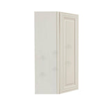 LIFEART CABINETRY Princeton Assembled 24 in. x 42 in. x 12 in. Wall Diagonal Corner Cabinet with 1-Door 3-Shelves in Off-White