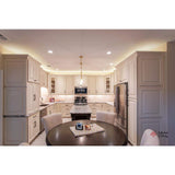 LIFEART CABINETRY Princeton Assembled 24 in. x 36 in. x 12 in. Wall Diagonal Mullion Door Cabinet with 1-Door 2-Shelves in Off-White