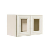 LIFEART CABINETRY Princeton Assembled 24 in. x 12 in. x 12 in. Wall Mullion Door Cabinet with 2-Door in Off-White