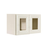 LIFEART CABINETRY Princeton Assembled 24 in. x 15 in. x 12 in. Wall Mullion Door Cabinet with 2-Door in Off-White