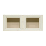 LIFEART CABINETRY Princeton Assembled 30 in. x 12 in. x 12 in. Wall Mullion Door Cabinet with 2-Door in Off-White