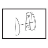 Everbilt Oil Rubbed Bronze Adjustable C-Guide, Steel Barn Door Floor Guide