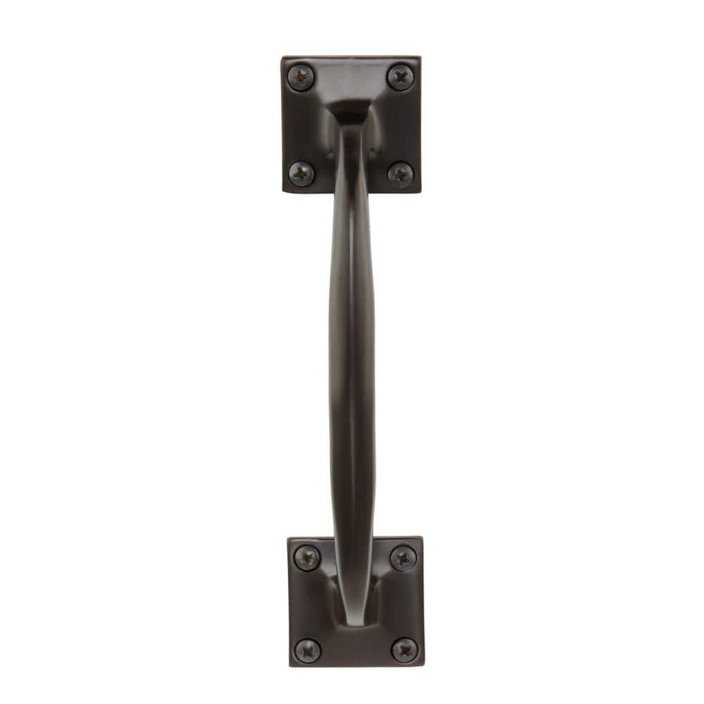 Everbilt Oil Rubbed Bronze Offset Pull Handle, Steel, 7.72 in H
