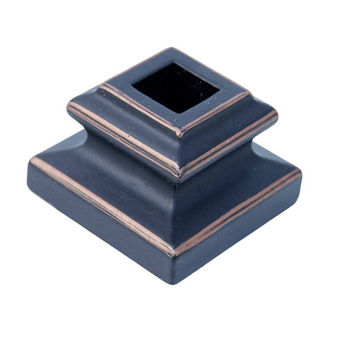 EVERMARK Stair Parts 1/2 in. Oil Rubbed Bronze Flat Metal Shoe for Stair Remodel