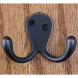 GlideRite 2 in. Oil Rubbed Bronze Octopus Double Hooks (10-Pack)