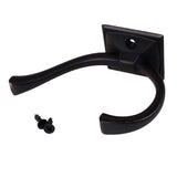 GlideRite 4-1/4 in. Oil Rubbed Bronze Decorative Flared Double-Prong Coat Hooks (10-Pack)