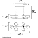 Maxim Lighting Nexus 6-Light Oil-Rubbed Bronze Chandelier