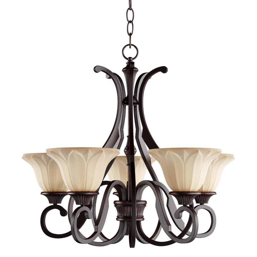 Maxim Lighting Allentown 5-Light Oil-Rubbed Bronze Chandelier