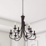 Maxim Lighting Loft 9-Light Oil-Rubbed Bronze Chandelier
