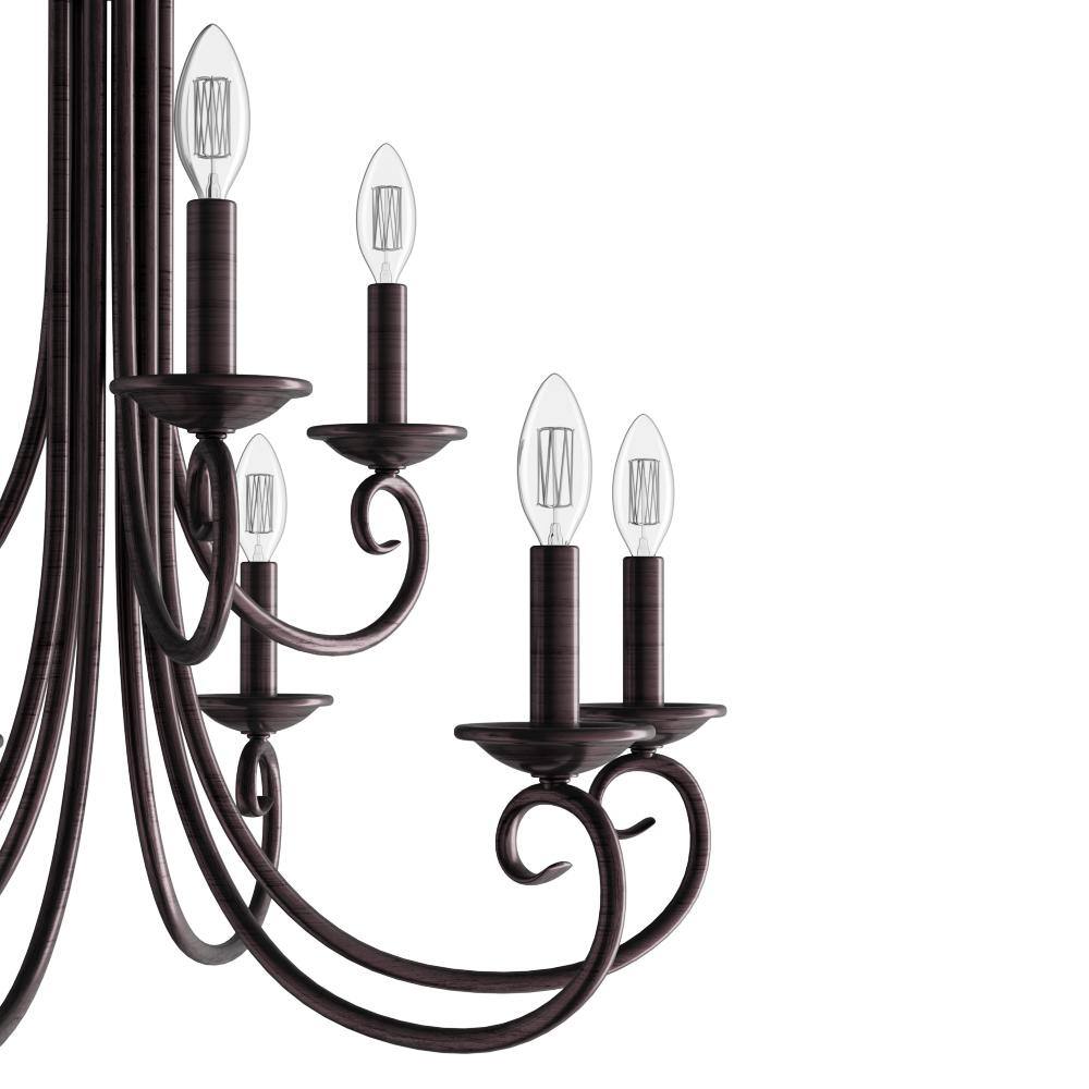 Maxim Lighting Loft 9-Light Oil-Rubbed Bronze Chandelier