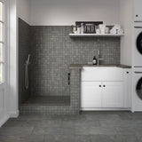 Emser Miletone 6-Pack White 12-in x 24-in Glazed Porcelain Stone-Look Floor and Wall Tile
