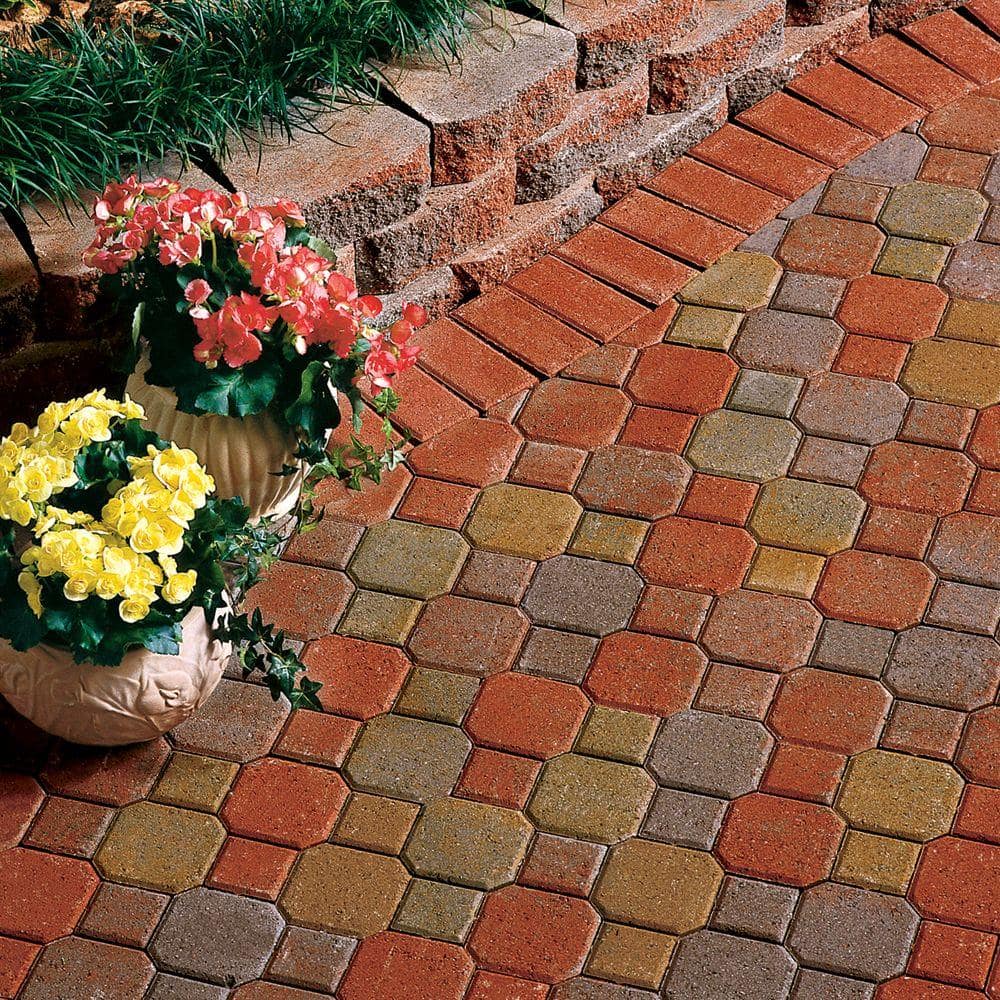 Pavestone Decorastone 9.06 in. L x 5.51 in. W x 2.36 in. H Oldtown Blend Concrete Paver (350 Pieces/100 sq. ft./Pallet)