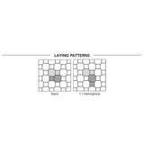 Pavestone Paper Sample Only of Decorastone 9.06 in. L x 5.51 in. W x 2.36 in. H Oldtown Blend Concrete Paver (1 - Piece)