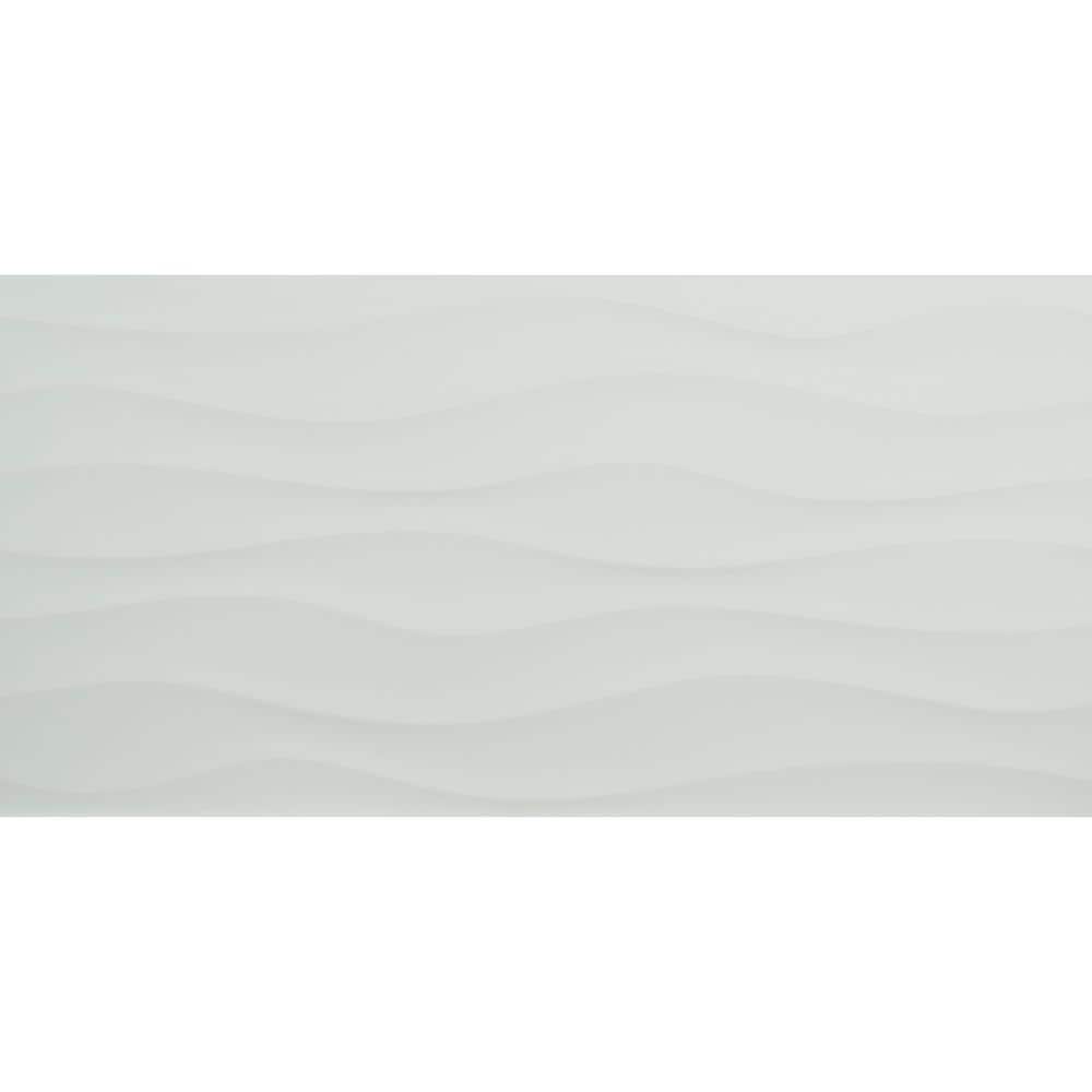 MSI Onda Blanco 12 in. x 24 in. Glossy Ceramic Floor and Wall Tile (16 sq. ft. / case)