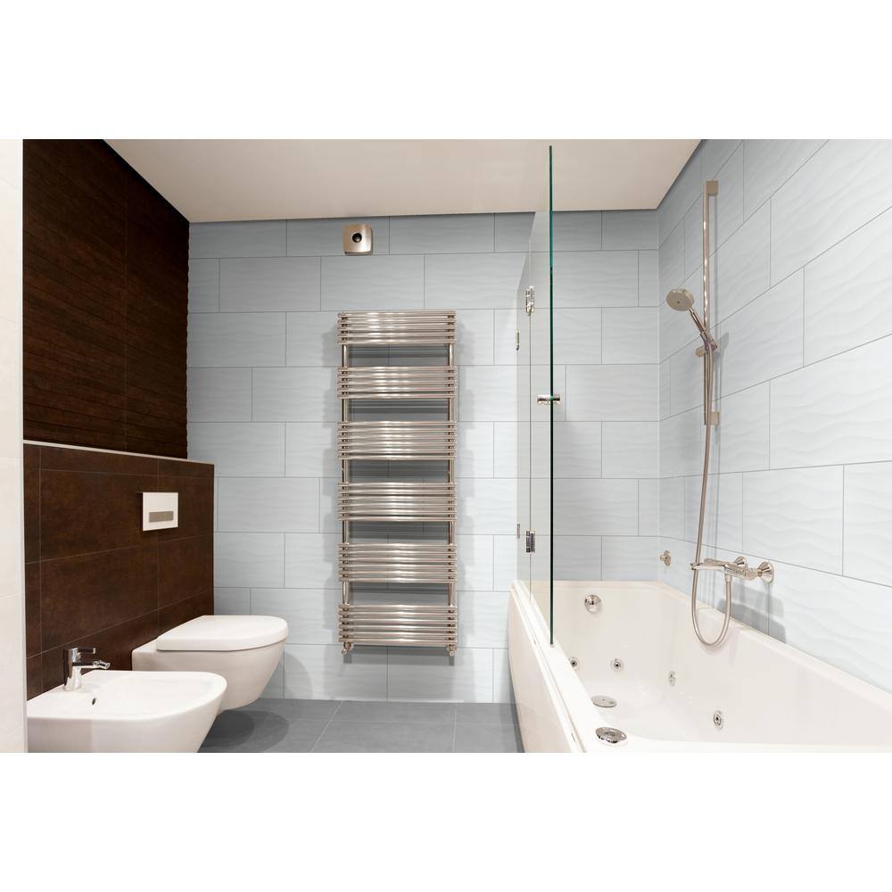 MSI Onda Blanco 12 in. x 24 in. Matte Ceramic Floor and Wall Tile, 16 sq. ft. per Case