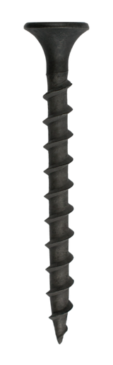 Grip-Rite #6 x 1-5/8-in Bugle Coarse Thread Drywall Screws, Sharp Point, Black Phosphate, 25-lb Bucket