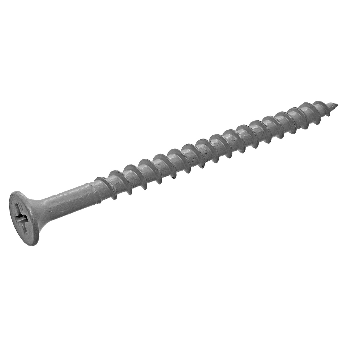 Grip-Rite PrimeGuard Ten #8 x 3-in Polymer-Coated Deck Screws, 25-lb Box