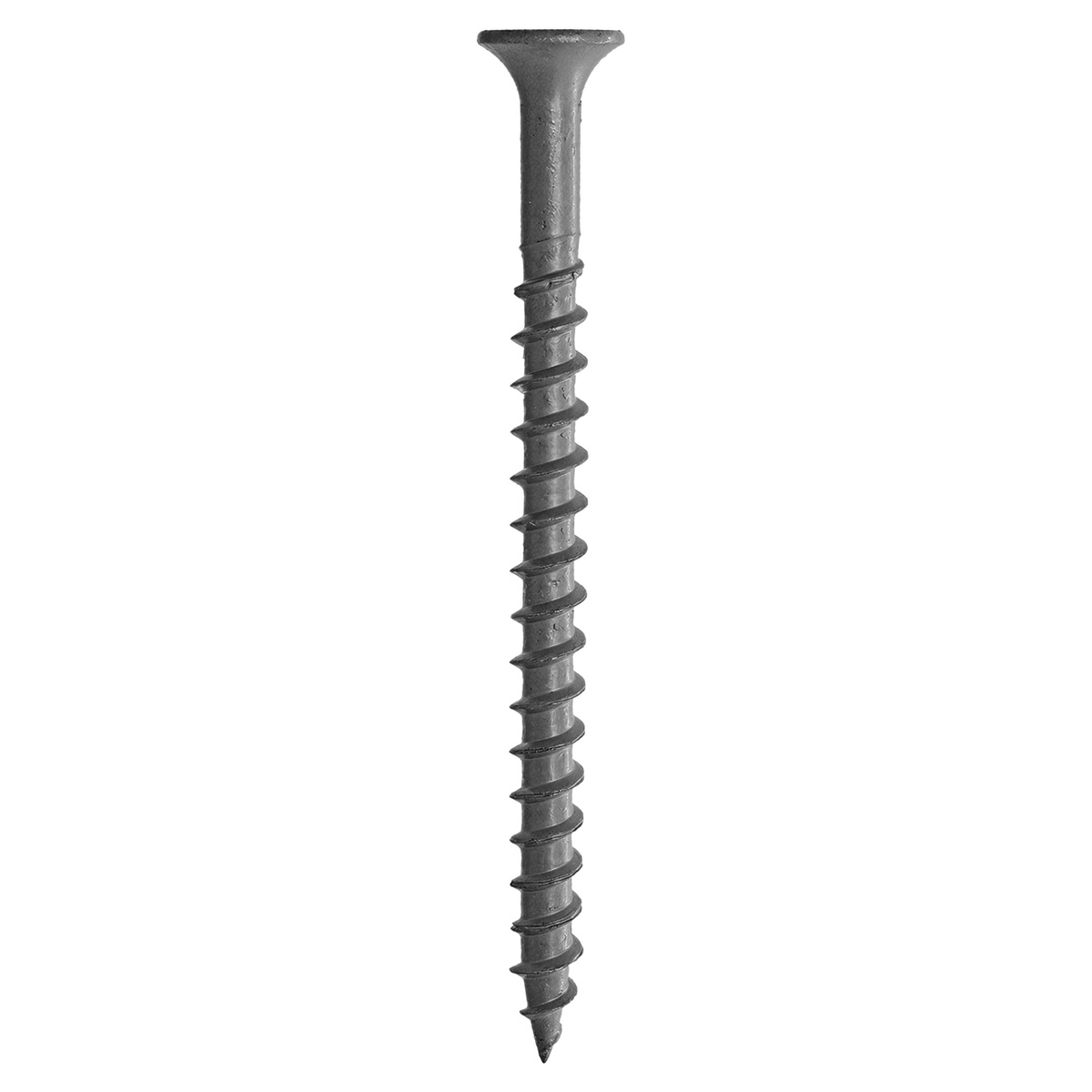 Grip-Rite #8 x 3 in. Phillips Bugle-Head Coarse Thread Sharp Point Polymer-Coated Exterior Screws, 25-lb Pack