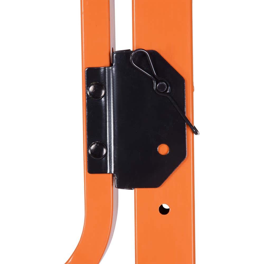 Orange Kayak 2-Canoes Self Standing Cradle Storage Rack