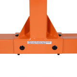 Orange Kayak 2-Canoes Self Standing Cradle Storage Rack